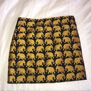 Jcrew Elephant Skirt